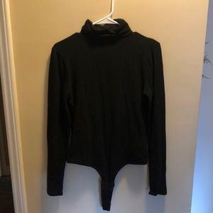 NWOT Madewell black turtleneck bodysuit